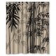 thumbnail image 1 of ABPHQTO Cortina de ducha de bambú Cortina de ducha impermeable 150x180 cm, 1 of 2