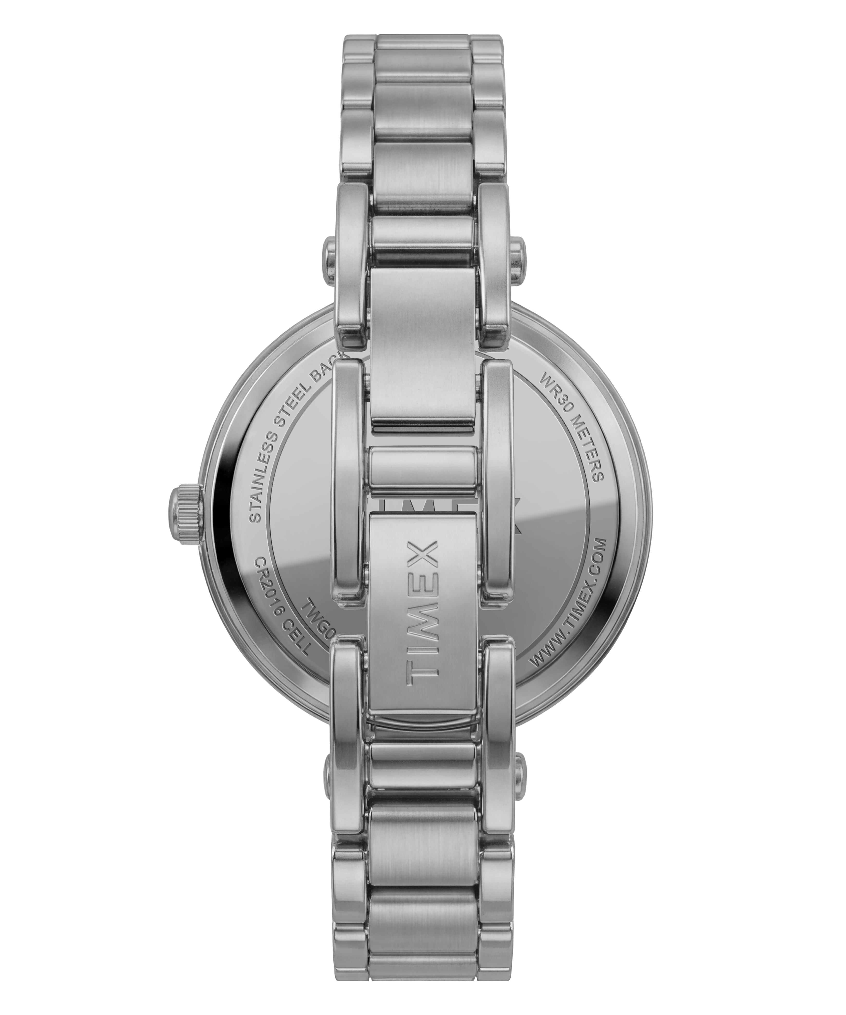 Timex Women's Main Street Box Set 28mm Watch - Silver-Tone Bracelet Silver-Tone Dial Silver-Tone Case