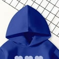 thumbnail image 5 of Gubotare Hoodie Boys Toddler Hooded Sweatshirt Long Sleeve for Spring and Winter Size 2T 3T (Blue,2-3 Years), 5 of 7