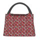 thumbnail image 1 of Fotbe Red Floral Bolsa Térmica Portátil con Estampado, Bolsa de Entrega de Alimentos Aislada, Bolsa Reutilizable de Gran Capacidad para Comidas y Supermercado, 1 of 6