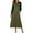 Army Green, variant on Avidlove Cotton Nightgown for Women Long Sleeve Hooded Gowns Sleepwear Full Length Nightwear with Pockets