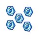 thumbnail image 1 of Fiudx Decoración del hogar Rompecabezas para aliviar el estrés con forma de hexágono infinito para dedos, juguetes para niños y adultos, 1 of 3