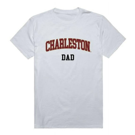 W Republic 548-115-WHT-05 University of Charleston College Dad T-Shirt, White - 2XL