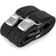thumbnail image 2 of Braces with Extra Strong Metal Clips 4cm Wide Heavy Duty Braces One Size Fits All Men and Women Adjustable and Elastic X Shape (Black), 2 of 5