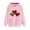 P Pink, variant on Fjofpr Hoodies for Women Plus Size on Women's Print Winter Hoodie Pullover Tops Long Sleeved Comfortable Sweatshirt