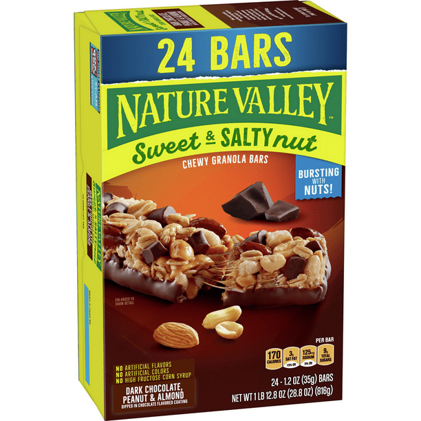 Nature Valley Sweet & Salty Granola Bars Dark Chocolate, Peanut