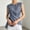 Blue Gray, variant on Women's Fashion Tie Side Sleeveless Top – Asymmetrical Hem Summer Casual Tank Solid Color Crew Neck for Office & Party Dark Brown,XL