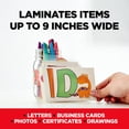 thumbnail image 6 of Scotch® Thermal Laminator Combo Pack, 1 White Thermal Laminator 13" Wide, 20 Laminating Sheets, Fits Letter Size, 6 of 9