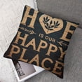 thumbnail image 7 of nygtbtfer  Pillow Covers Rusted Black Home is Our Happy Place Quotes Decor Housewarming Gifts Rectangular Decorative Cushion Cover PL White, 7 of 7