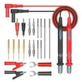 thumbnail image 1 of 22 Pieces Multimeter Cable Set 20A Universal Meter Test 4 5 Tools Silicone Brass Battery Circuit Tester Supplies, 1 of 8