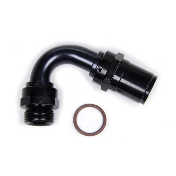 Fragola -12AN Male Rad. Fitting x 120 Degree Race-Rite Crimp-On Hose End