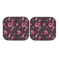 thumbnail image 7 of Daiia Rose Mix Leopard 2 2PCS Car Windshield Sun Shade, Foldable Sun Shield for Car Front Window, Auto Sun Blocker Visor Protector Universal for Truck SUV Pickup-Small, 7 of 7