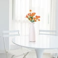 thumbnail image 4 of Langgg Artificial Flower Bouquet Simulation Plastic Flower Home Decoration Wedding artificial Floral Decor, Orange, 4 of 7