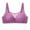 Purple, variant on Penkiiy Women Bras Woman's Fashion Bowknot Printing Comfortable Hollow Out Bra Underwear No Rims Beige Bras