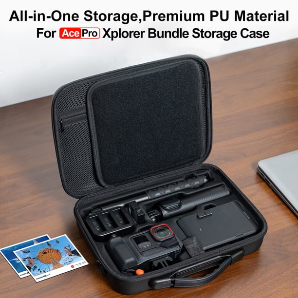 GAEKOL Carrying Case For Insta360 Ace Pro 2 Flash Print Bundle