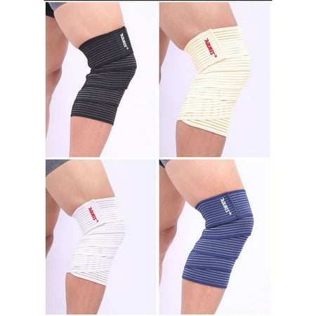 Beige Ankle Strap (BALIGHT Knee Care Ankle Bands Knee Elbow Wrist Shin Support Wrap Strap Brace Compression Bandage Sprain Outdoor)