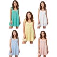 thumbnail image 3 of LMLYSoH Women Lace Mini Dress Bow Straps Buttons Front Summer Sleeveless Dress, 3 of 9
