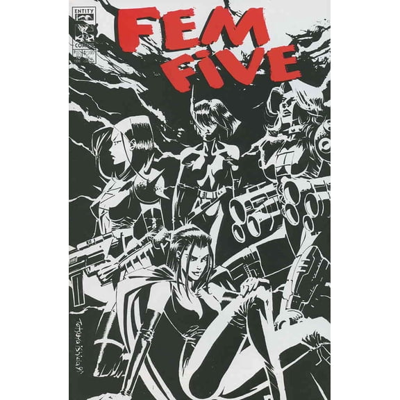 Fem 5 #1B VF ; Entity Comic Book