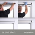 thumbnail image 3 of GE Smart Shade, Motorized Window Blind with Matter & Remote Control, White Hardware, Blackout Grey Fabric, Quiet Operation, 38” Width, Adjustable Length, 1 Shade, 3 of 12