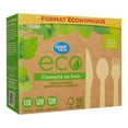 thumbnail image 2 of Great Value Eco Wooden Cutlery, 360 Pieces, 2 of 3