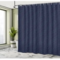 thumbnail image 4 of Ambesonne Abstract Shower Curtain, Green Bird Footprints Art, 69"Wx70"L, Navy Blue and Teal, 4 of 4
