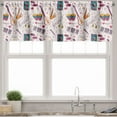 thumbnail image 3 of Ambesonne Music Valance & Curtain, Drums Speakers Records, 55"x30", Multicolor, 3 of 6