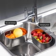 thumbnail image 4 of Stainless Steel Sink Drain Strainer Basket, Multifunction Sink Strainer Colander Kitchen Food Catcher For Filter Kitchen, 4 of 5