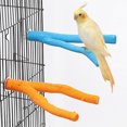 thumbnail image 6 of Wood Bird Stand Perch Natural Tree Branch Paw Grinding Standing Climbing Toy Cage Accessories for Small and Medium Parrots Parakeets Cockatiels Lovebirds Sun Conures, 6 of 7
