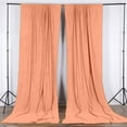 thumbnail image 2 of Solid Poplin Window Curtain or Photography Backdrop 58" Wide Peach, 2 of 2