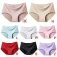 thumbnail image 5 of Women Seamless Underwear Mid Waist Panties Ice Silk Lingerie Breathable Comfortable Briefs Skin-Friendly Underpant, 5 of 8