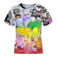 thumbnail image 4 of Battle for Dream Island BFDI Children's T-Shirt Short Sleeve T-Shirt Breathable Summer Tee Shirt for Boys Girls 120CM, 4 of 8