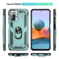 thumbnail image 5 of Funda de teléfono para Xiaomi Redmi Note 10 Pro de Uso Rudo Shockproof + Mica de Hidrogel, 5 of 5