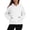 White, variant on YUGYXL Oversized Comfy Sweatshirts for Women Long Sleeve Cute Hoodies Fashion Solid Color Y2K Tops with Pockets 2025 Fall Winter Lightweight Clothes