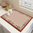 thumbnail image 2 of WHEANG Raidley Dish Mat Retro Quick Drying Water Draining Mat For Kitchen Bar Countertops Coffee Dish Draining Mat(Style B 11.8*15.7 Inch), 2 of 5