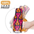 thumbnail image 6 of 40oz Colorful Red Crab Stainless Steel Flip Straw Tumbler Spill Proof Travel Cup Double Wall Vacuum Insulated Coffee Mug with Top Handle, 6 of 6