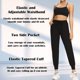thumbnail image 5 of Gibobby pantalones jogger mujer Pantalones deportivos para mujer, mallas sueltas de primavera y verano, mallas informales de cintura alta, pantalones de Yoga para mujer (Negro, S), 5 of 5
