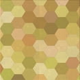 thumbnail image 1 of Ahgly Company Machine Washable Indoor Square Transitional Bold Yellow Area Rugs, 7' Square, 1 of 7