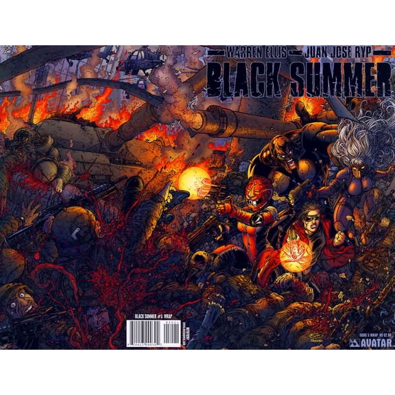 Black Summer #5B VF ; Avatar Comic Book