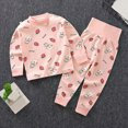 thumbnail image 2 of TOWED22 Little Boys Girls Pajamas 2 Pieces Long Set Cotton Sleepwear Kids Excavator Pjs Toddler Winter Clothes 3 6 9 12 18 24 Months 2 3 4 5 6 7 8 9 Years(Red,2-3 Y), 2 of 4