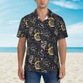thumbnail image 6 of Picia Snake Sleep Gentle Cotton Regular Fit Short Sleeve Casual Hawaiian Shirt for Men-XX-Large, 6 of 9