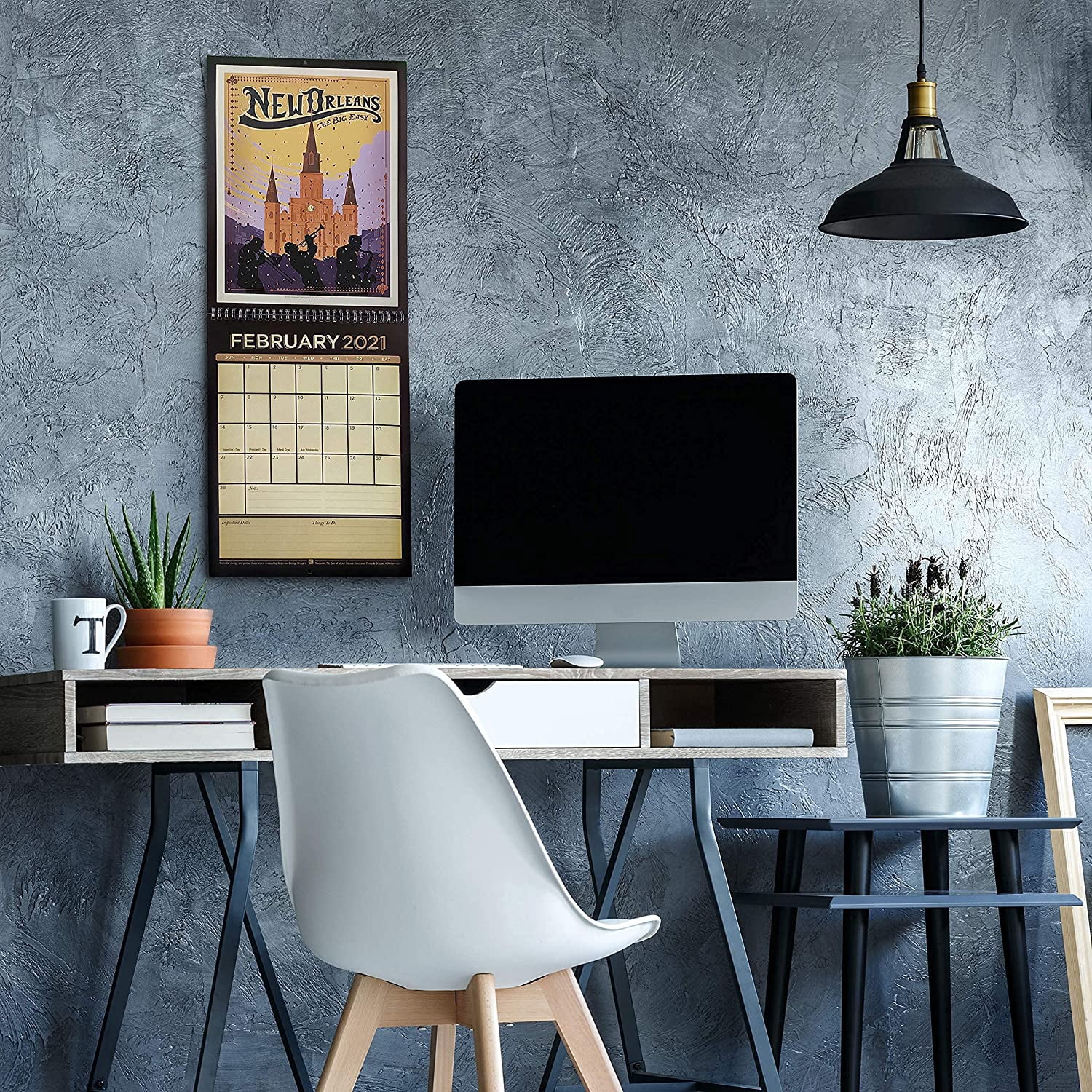 Americanflat 2021 American Travel Wall Calendar - Designed by Anderson Design Group, 10 x 26 Inches