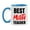 White/Light Blue, variant on Teacher Superlative Mug, Best Math Teacher Gift, 11oz or 15oz White Ceramic Coffee Cup for Math Teacher