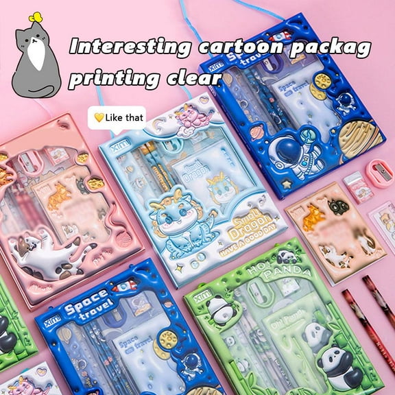 FurNest Stationery Set 6-in-1 Student Gifts Pencil Set Study Sets Stati