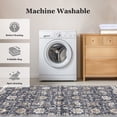 thumbnail image 4 of CHITOOMA 8'x10' Area Rugs for Living Room, Machine Washable Rugs Vintage Area Rug for Bedroom Dining Room Dorm Office with Non-Slip Backing, Stain Resistant Non-Shed Carpet, 4 of 10