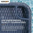 thumbnail image 2 of Floating Pool Tray Floating Serving Tray Table & Bar - Pool Floats for Adults, Spas, & Pool Parties - Floating Tray for Pool Serving Drinks, Sunjoy Floating Brunch 24x24'' Food on The Water -Navy, 2 of 9