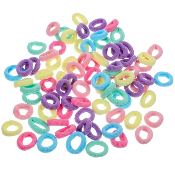 80pcs Hair Ties Elastic Hair Ropes Small Ponytail Holders Hair Accessories for Babies Toddlers