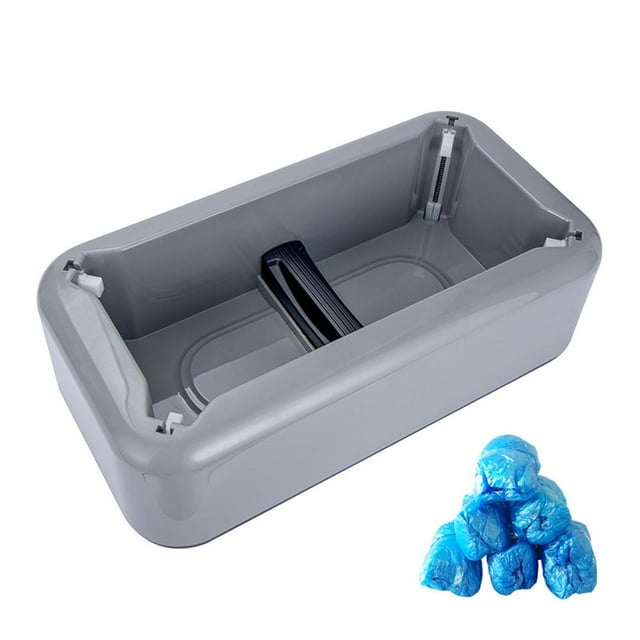 Automatic Shoe Cover Dispenser,Automatic Foot Cover Dispenser,Shoe Cover Machine with 200pcs Shoe Covers,Portable Shoe Cover Dispenser with Disposable Plastic Shoe Covers,for Home,Office,Factory