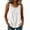 White, variant on Linen Cotton Blend Sleeveless Scoop Neck Tank Top for Summer Casual Workout Layering-2PC