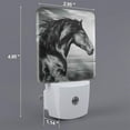 Daiia Running Horse Pattern Plugin LED Backlit Night Light with Motion