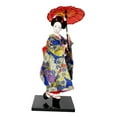 thumbnail image 3 of kowaku Collectible Figurine, Miniature Asian Statue, Traditional Japanese Kimono, Geisha Doll, Kabuki Doll for Desk, Wardrobe, Bedroom G, 3 of 9